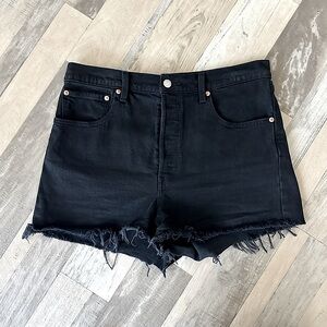 Levi’s Ribcage Denim Jean Short Women's 31 Black